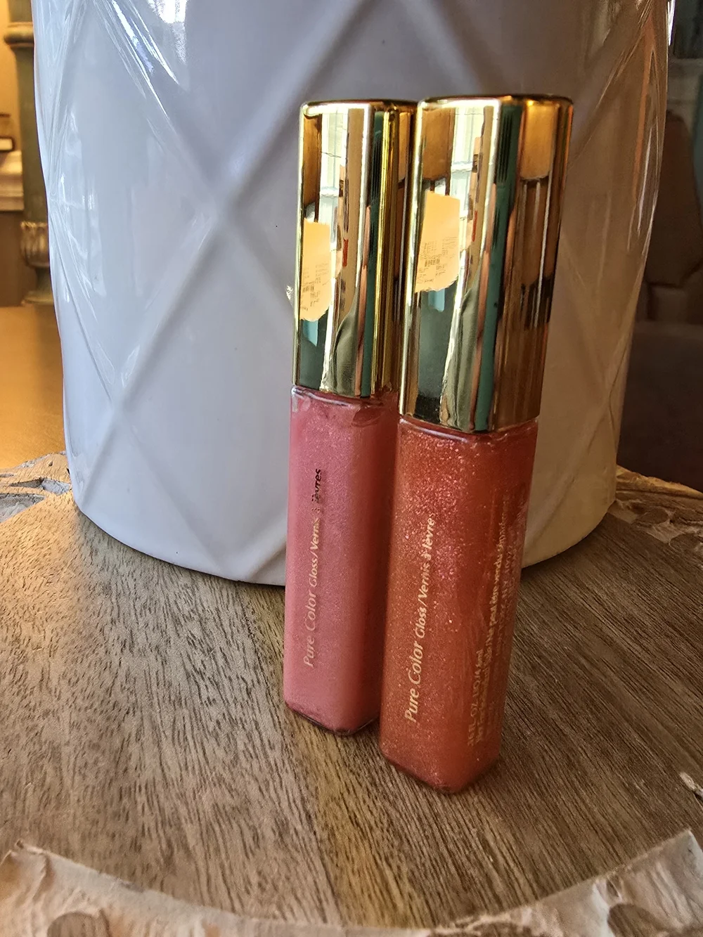 Estee Lauder Lipstick - 09 Rock Candy Shimmer & 48 Blazing Coral Sparkle
